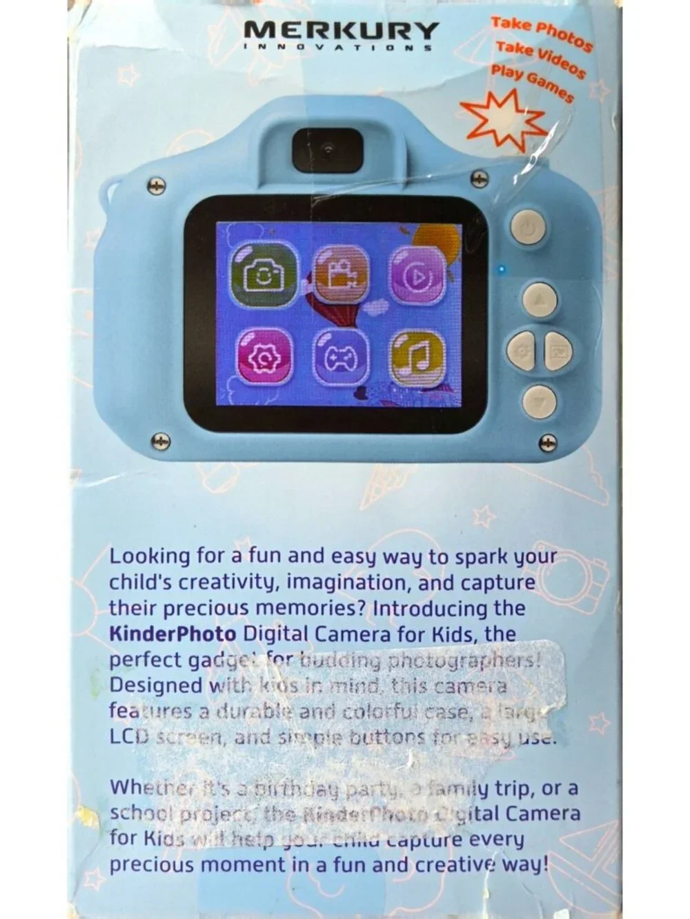 KinderPhoto Digital Camera Video & Photo Capture Kids Merkury Innovations